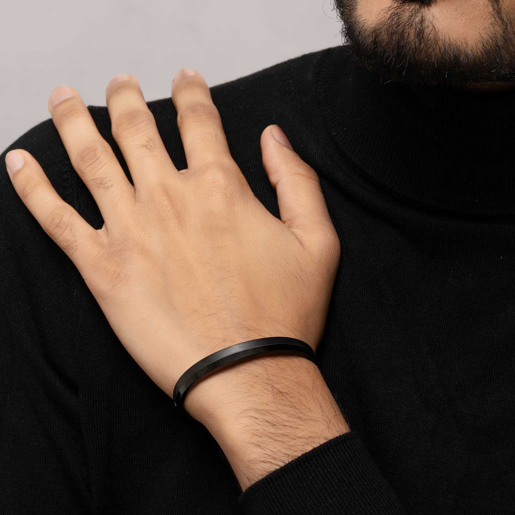 Dual Finish Black Kada - Image 3