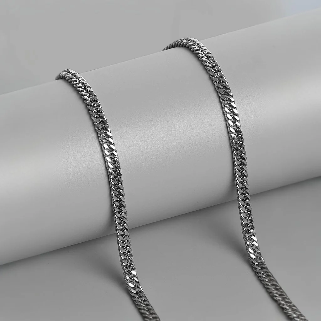 Fix Flat Link Silver Chain - Image 2