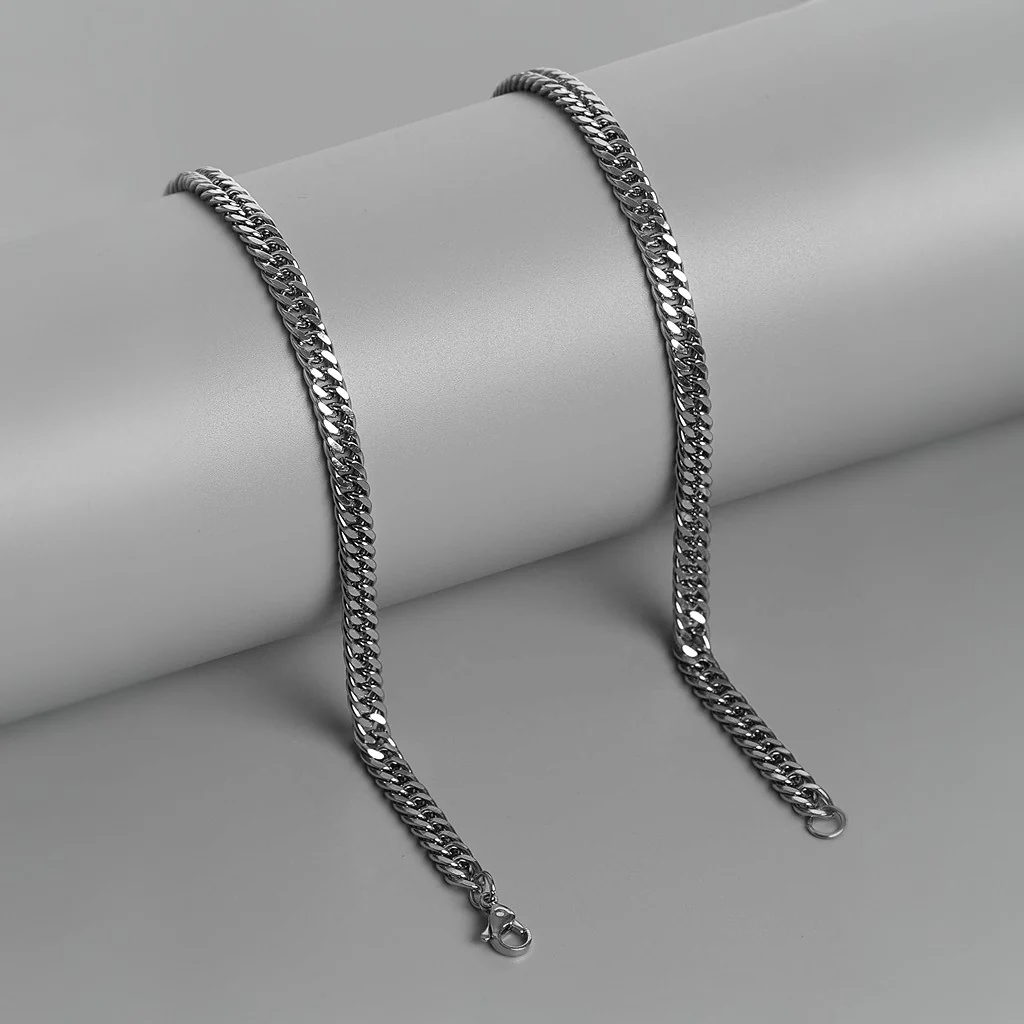Fix Flat Link Silver Chain - Image 3