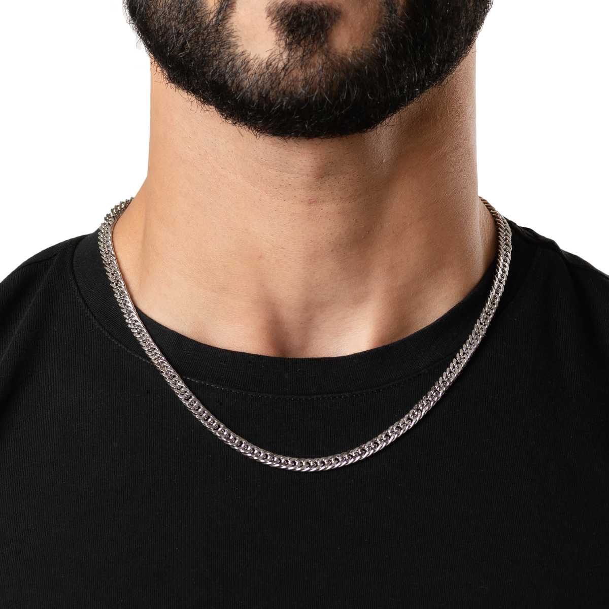 Fix Flat Link Silver Chain - Image 4