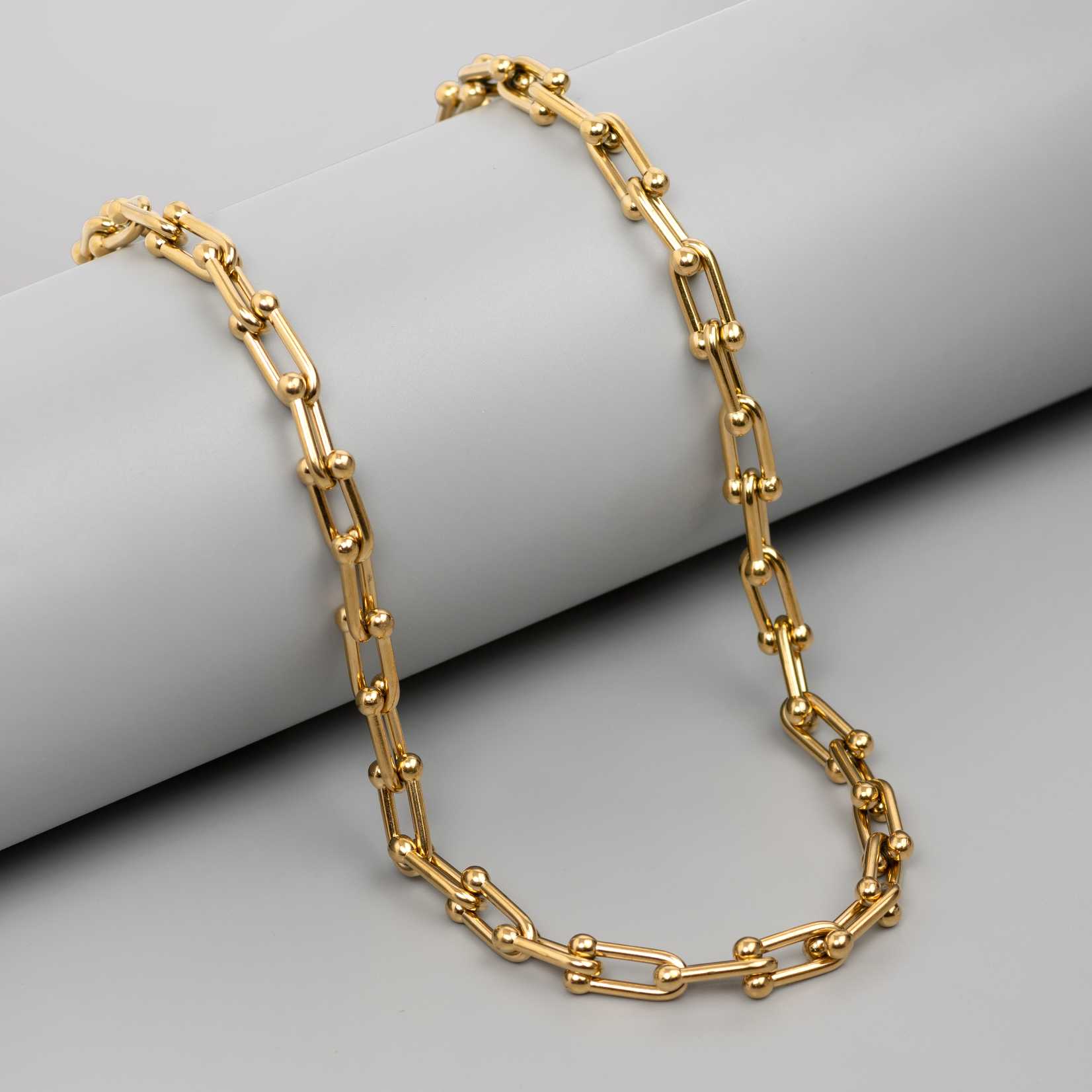 Gold Rivet 18K Gold Plated Chain - Image 3