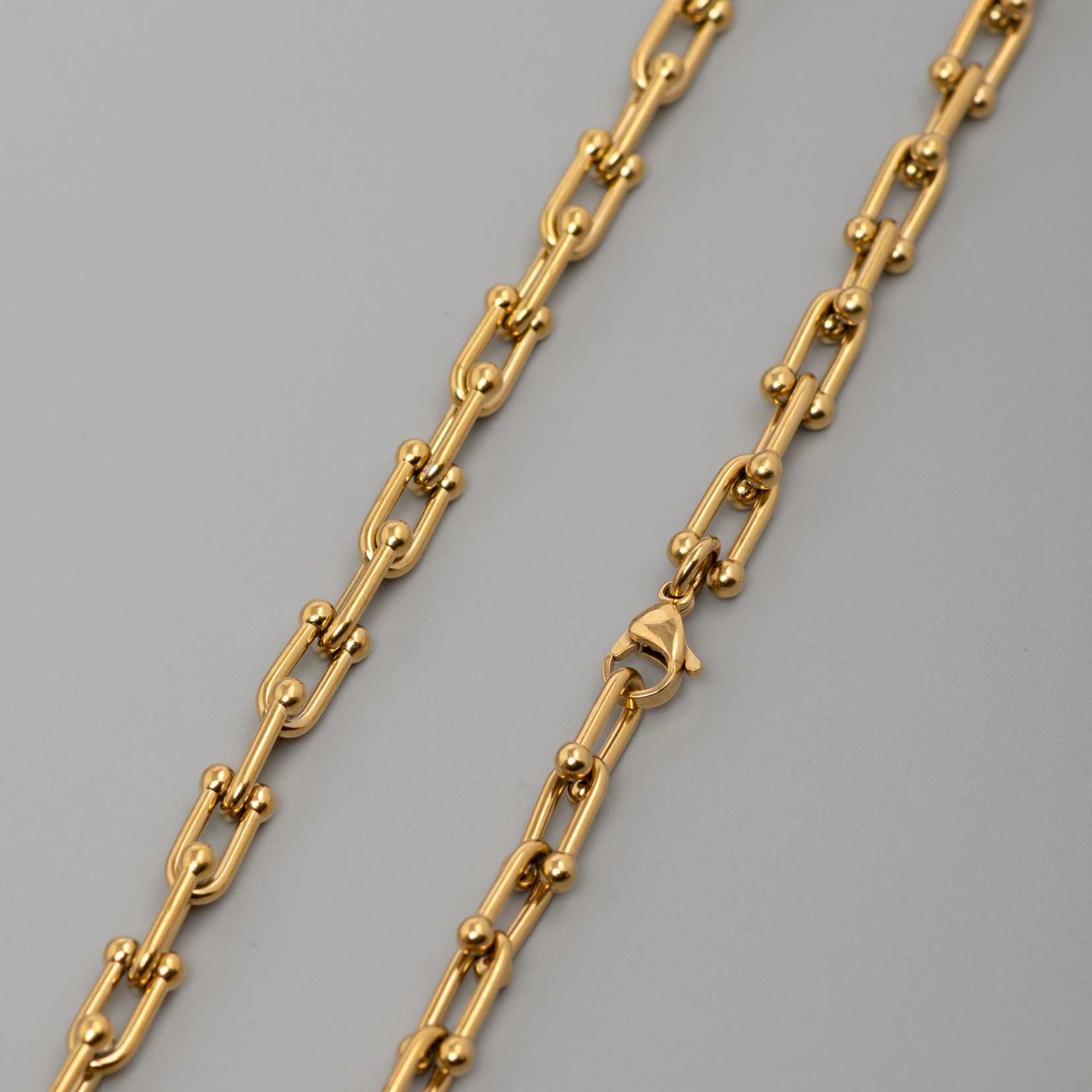 Gold Rivet 18K Gold Plated Chain - Image 4