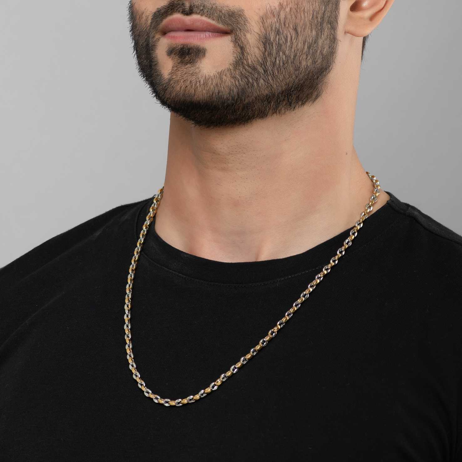 Hybrid Silver Link 18K Gold Plated Chain - Image 4