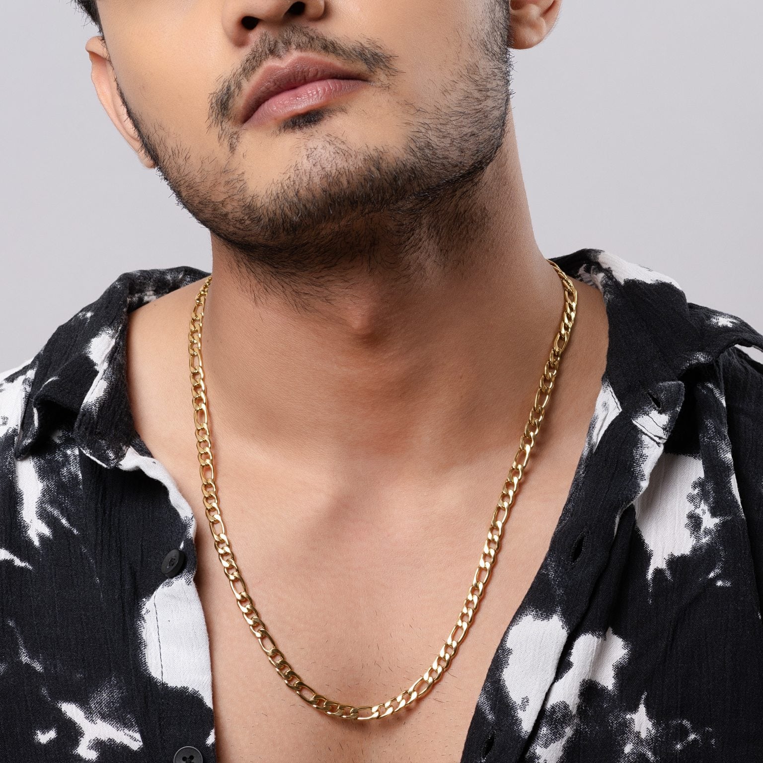 Long Link 18K Gold Plated Chain - Image 3