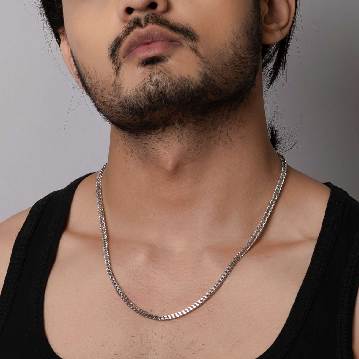 Neo Square Silver Chain - Image 3