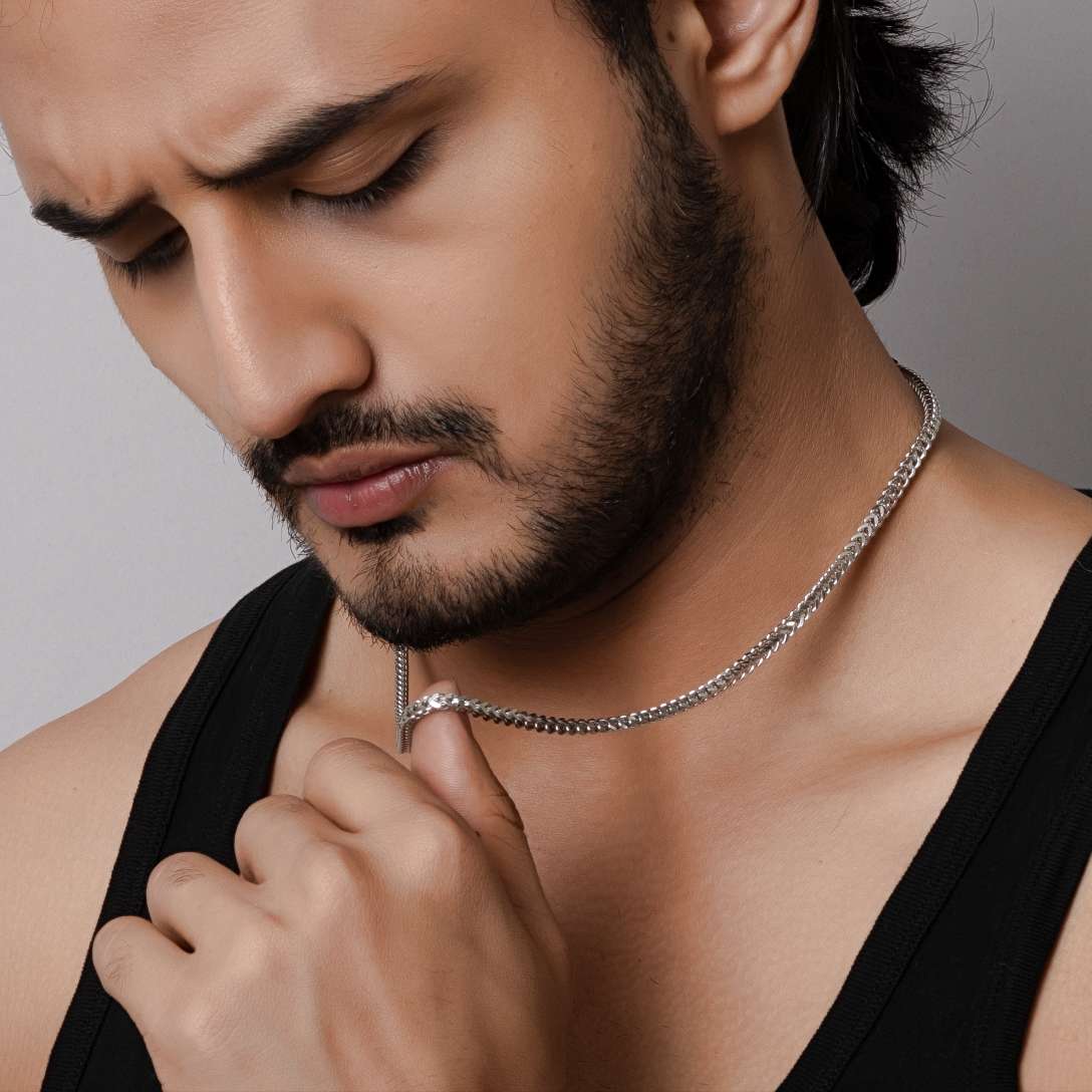 Neo Square Silver Chain - Image 4