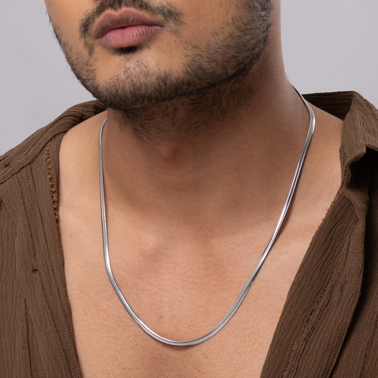 Mini Snake Silver Chain - Image 3