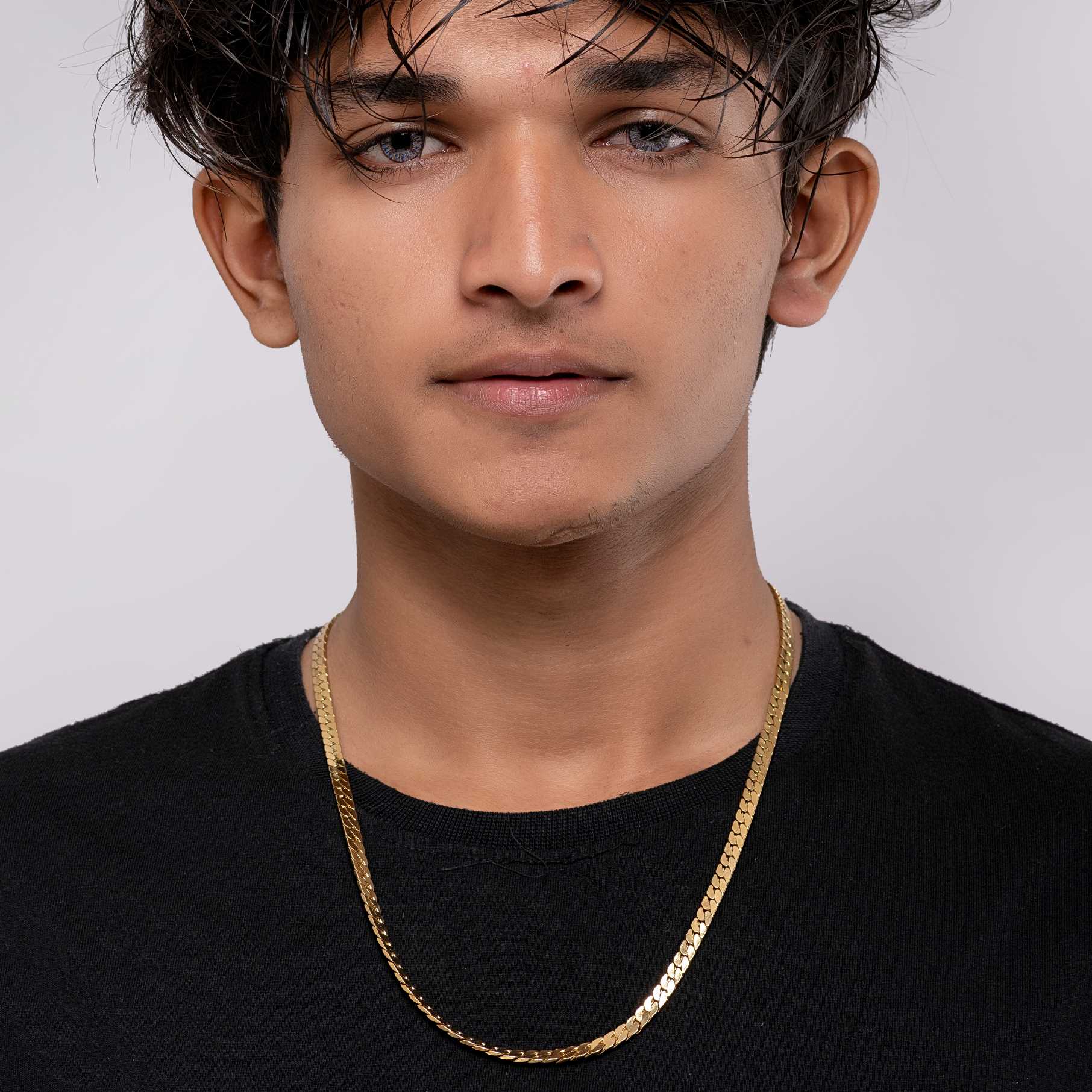 Modern Sleek 18K Gold Plated Chain - Image 3
