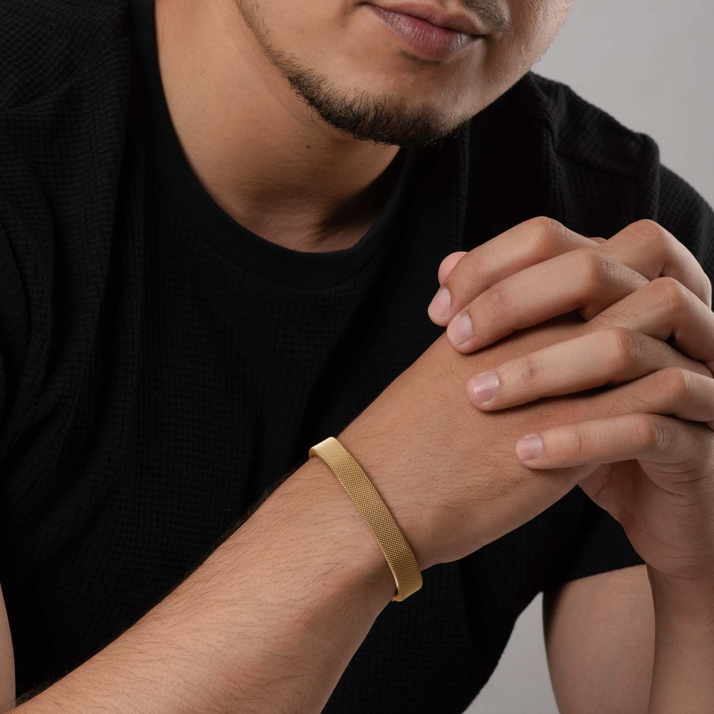 Steel Stride Gold Cuff - Image 3
