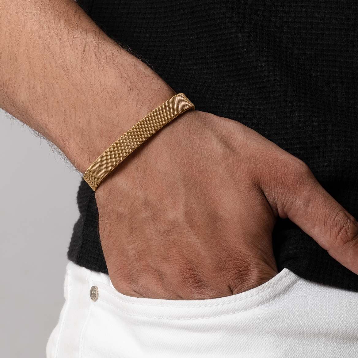 Steel Stride Gold Cuff - Image 4
