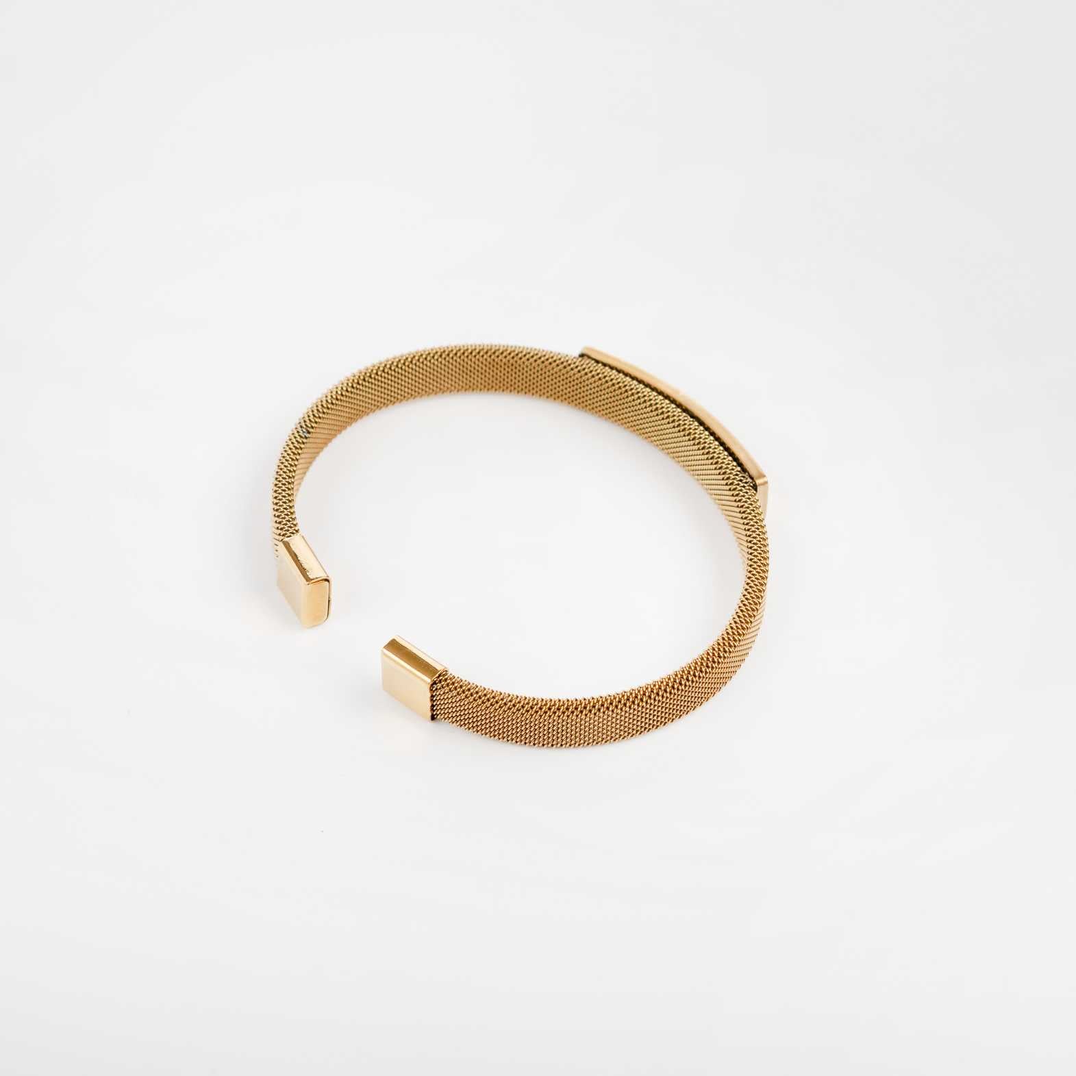 Om Gold Cuff - Image 2