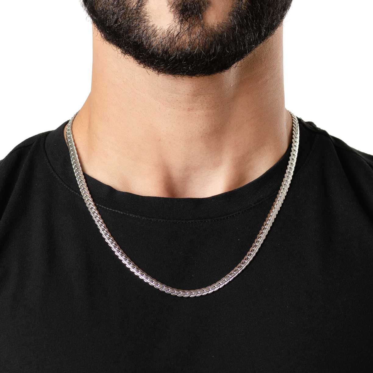 Snake Skin Silver Chain - Image 3
