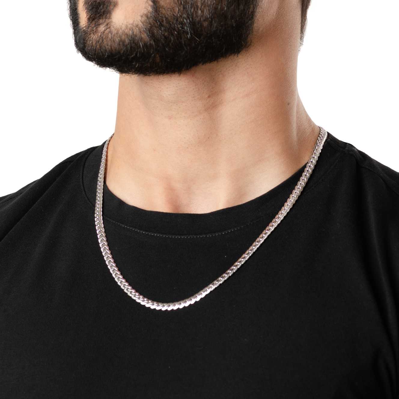 Snake Skin Silver Chain - Image 4